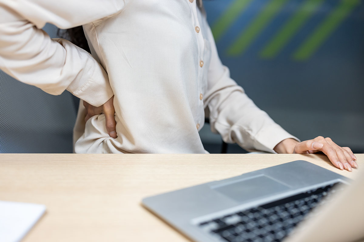Telehealth back pain consultation